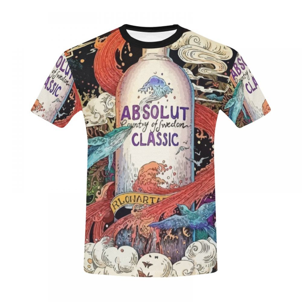 Men's Digital Art Absolut Classic Short T-shirt South Africa