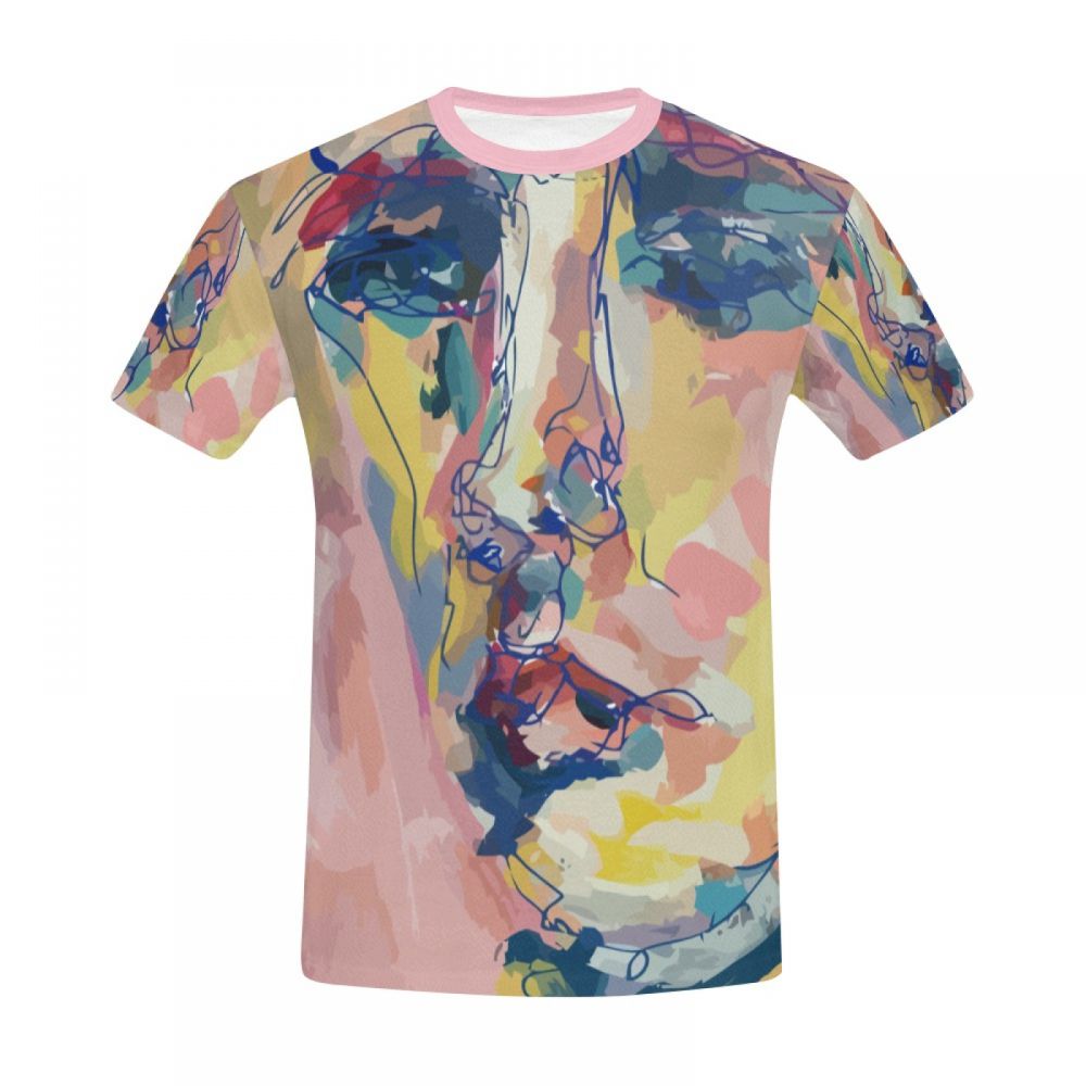 Men's Digital Art Pink Lady Short T-shirt South Africa