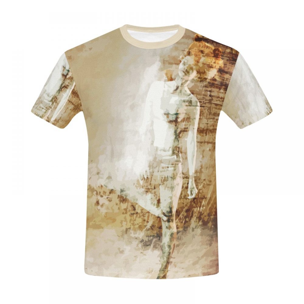 Men's Art Digital Bear Women Short T-shirt South Africa