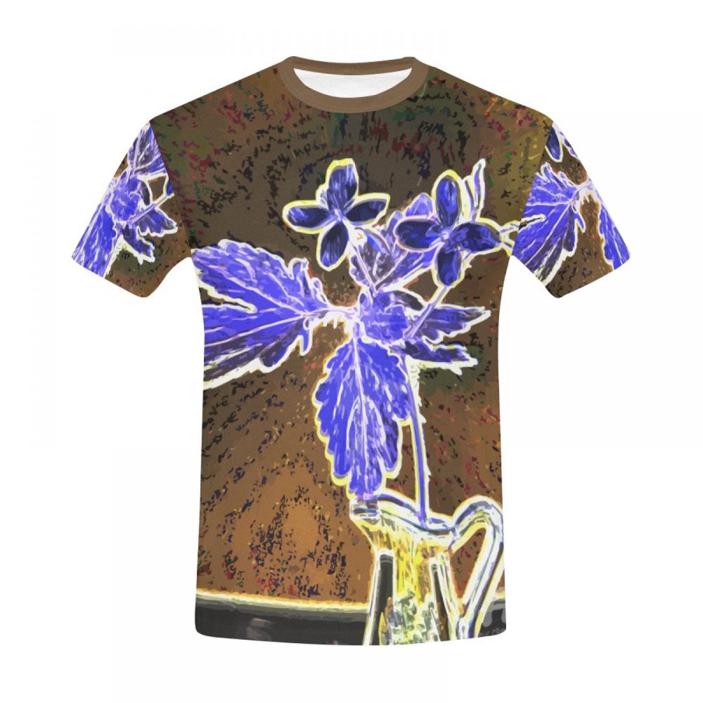 Men's Art Digital Ghost Vase Short T-shirt South Africa