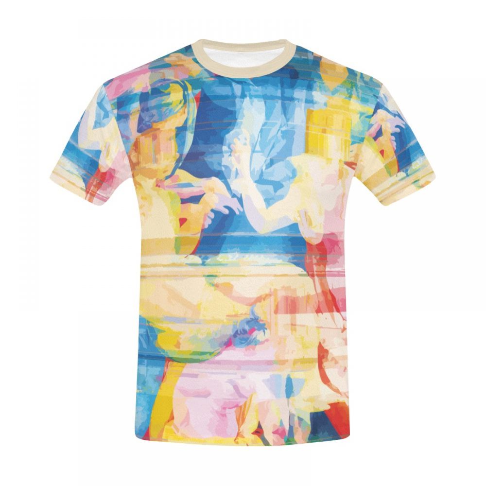 Men's Art Digital Glitch Short T-shirt South Africa