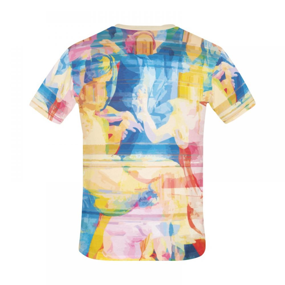 Men's Art Digital Glitch Short T-shirt South Africa