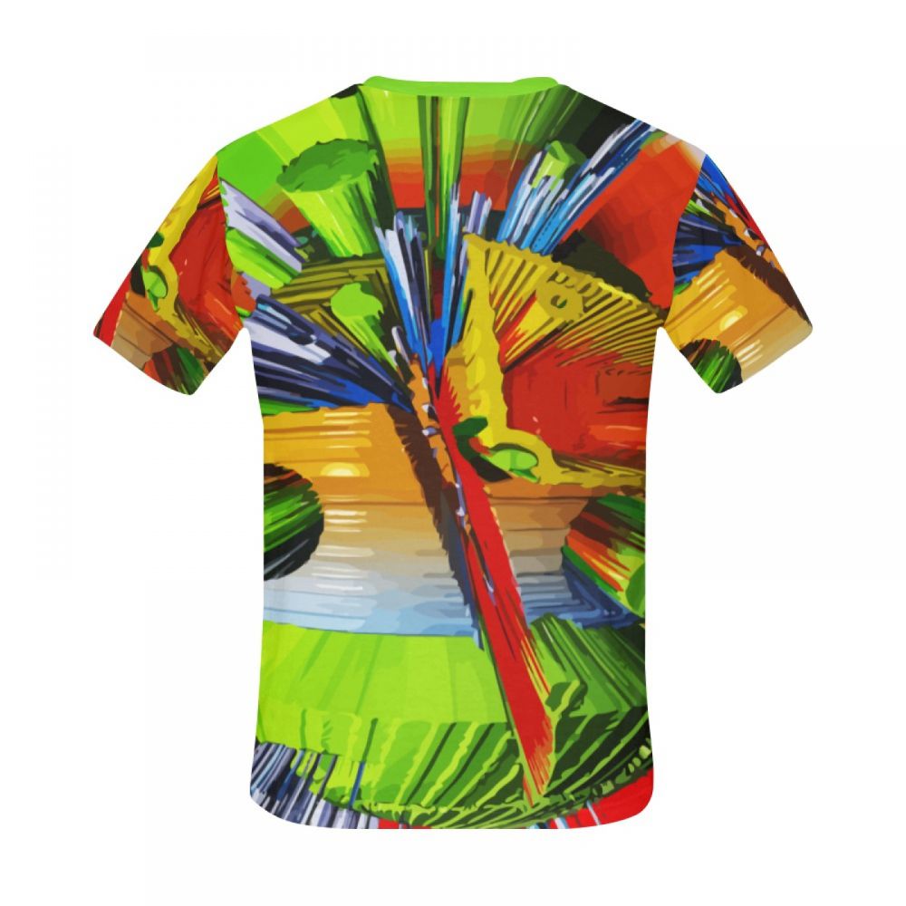 Men's Art Digital Earthquake Peak Short T-shirt South Africa