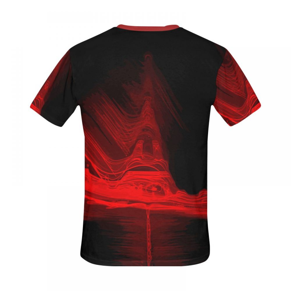 Men's Digital Art Eiffel Tower Short T-shirt South Africa