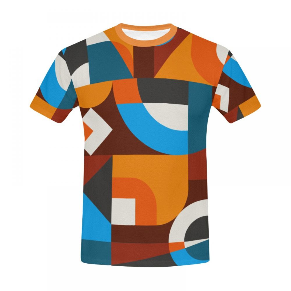 Men's Art Geometric World Short T-shirt South Africa