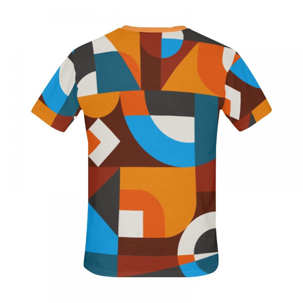 Men's Art Geometric World Short T-shirt South Africa