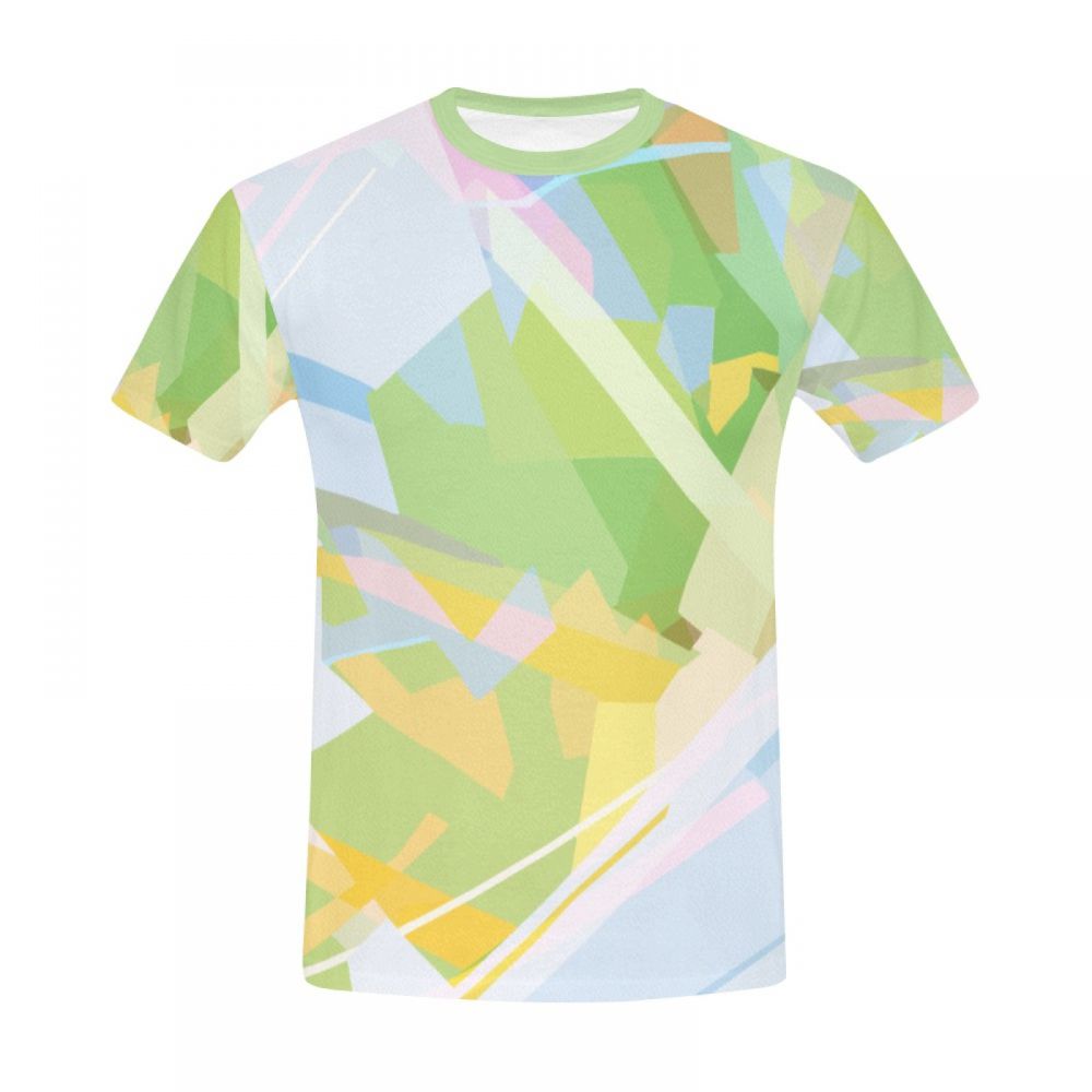 Men's Digital Art Vertical Short T-shirt South Africa