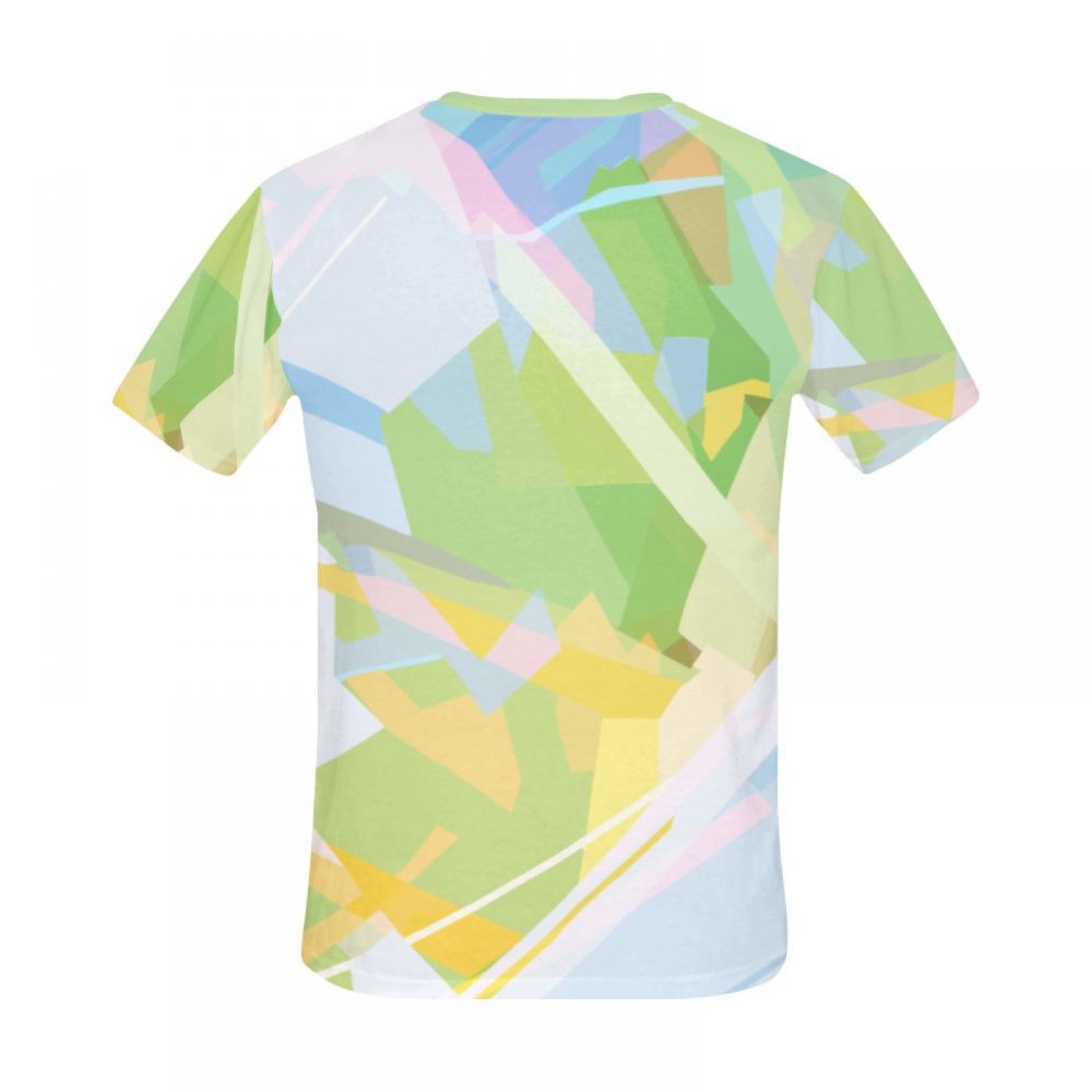 Men's Digital Art Vertical Short T-shirt South Africa