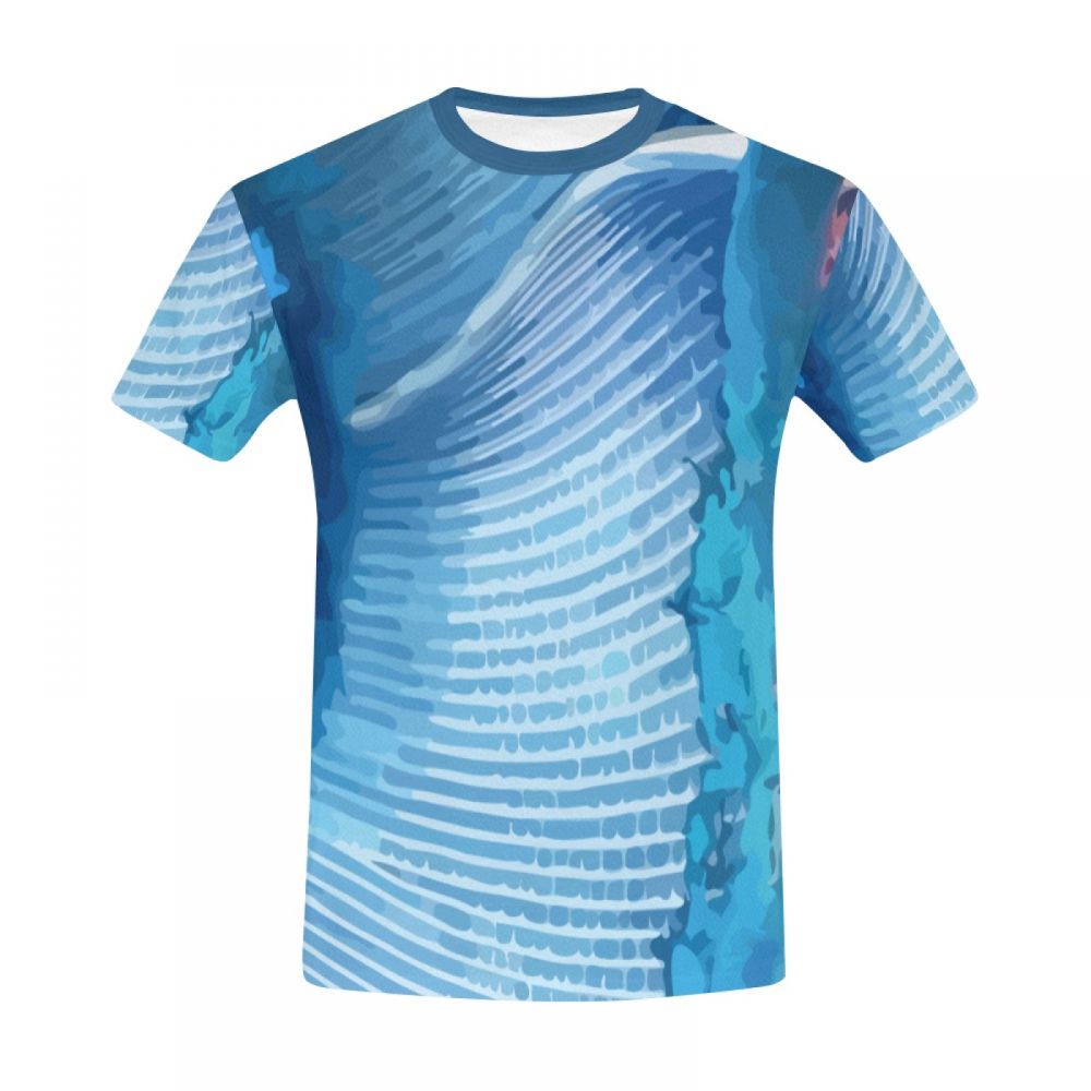 Men's Digital Art Waves Short T-shirt South Africa