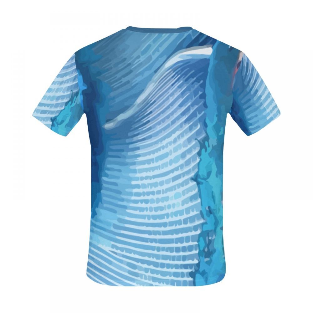 Men's Digital Art Waves Short T-shirt South Africa