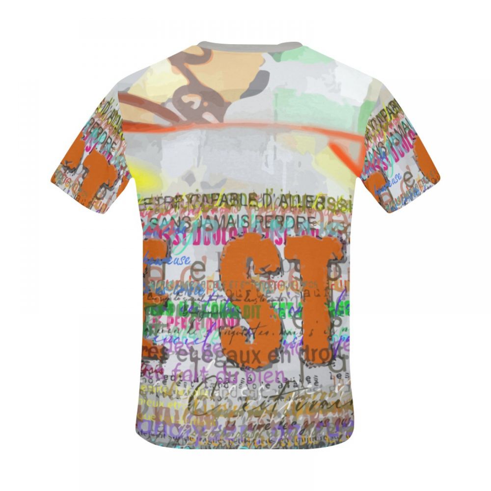 Men's Graffiti Art Life Style Short T-shirt South Africa