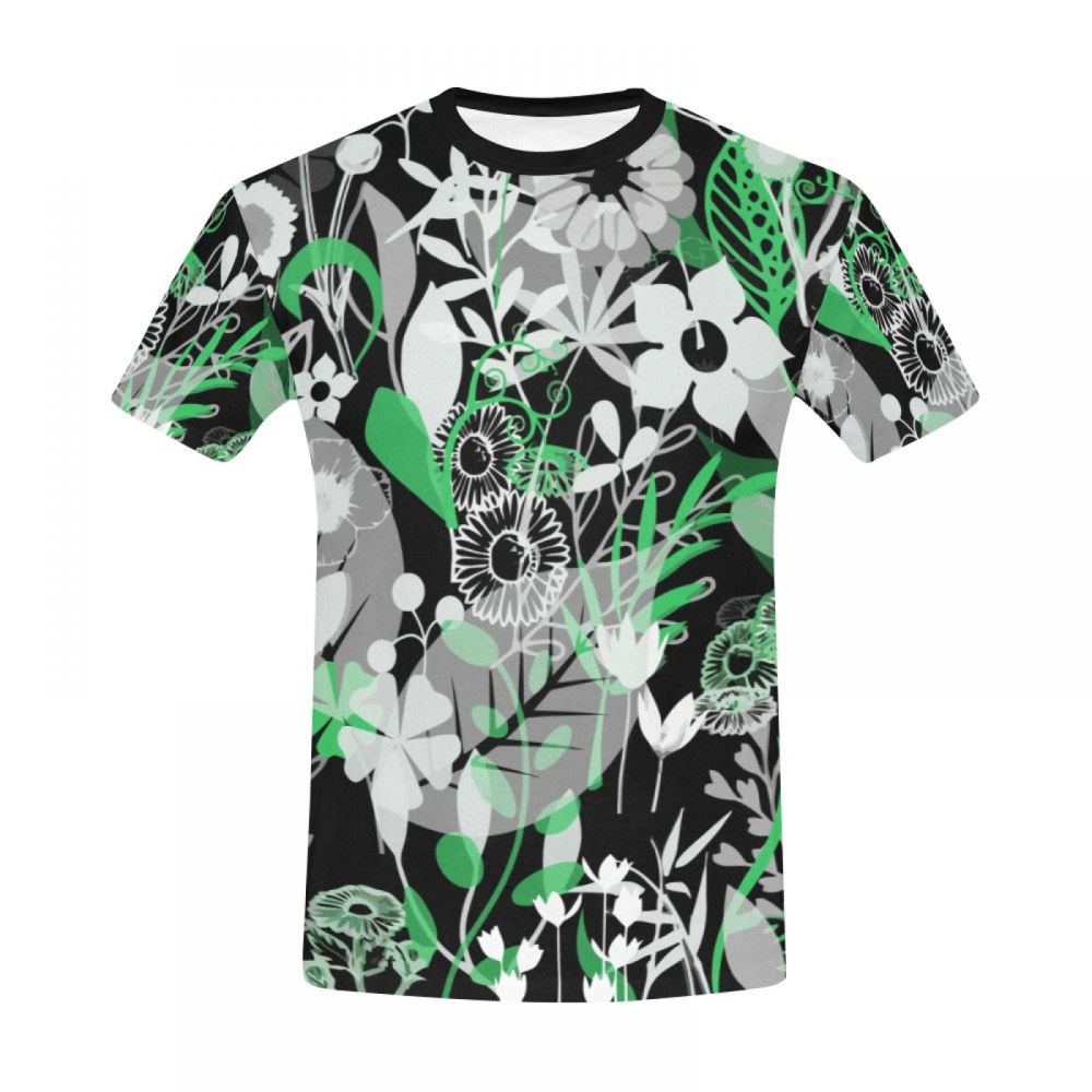 Men's Art Flower Arrangement Short T-shirt South Africa