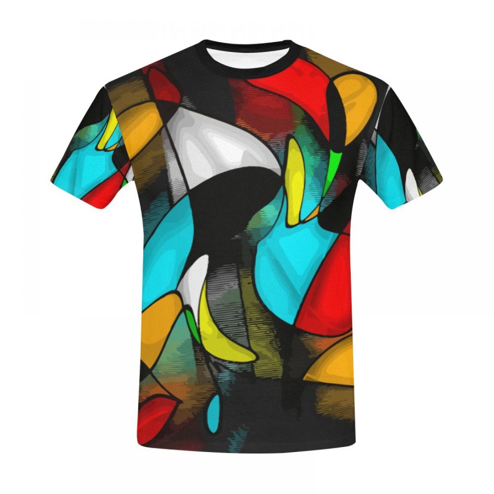 Men's Abstract Art Crazy Love Short T-shirt South Africa