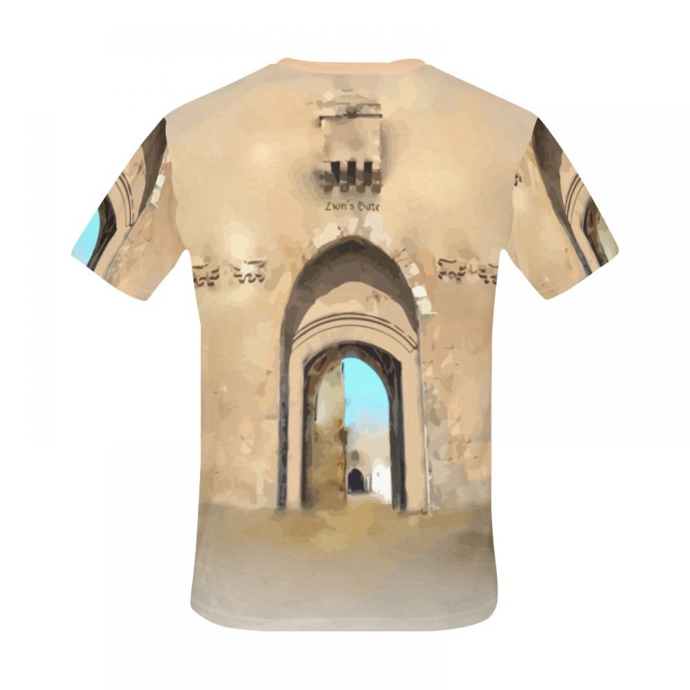 Men's Art Old City Of Jerusalem Short T-shirt South Africa