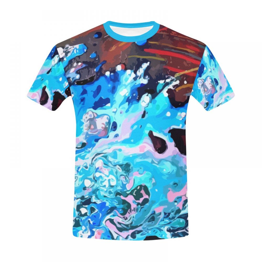 Men's Art Flowers In The Storm Short T-shirt South Africa