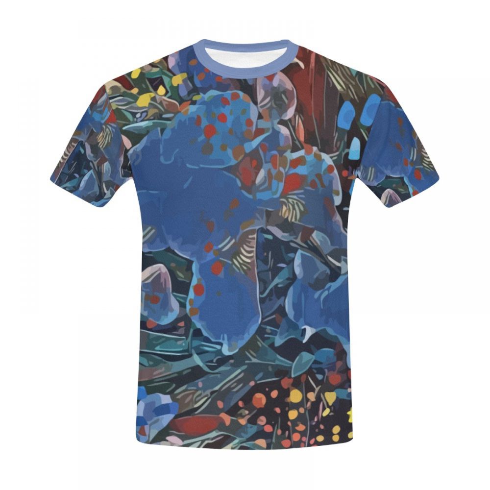 Men's Abstract Art Vivid Dreams Short T-shirt South Africa