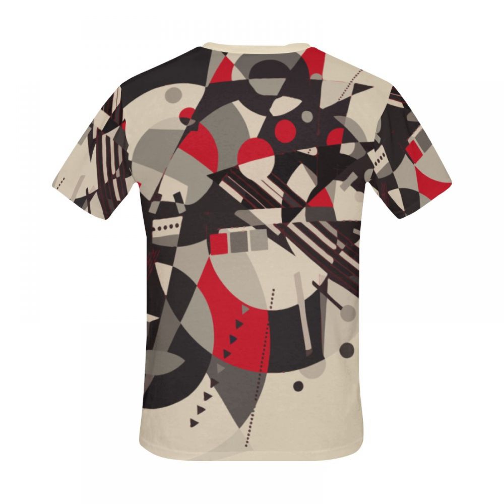 Men's Geometric Art Papyrus Short T-shirt South Africa