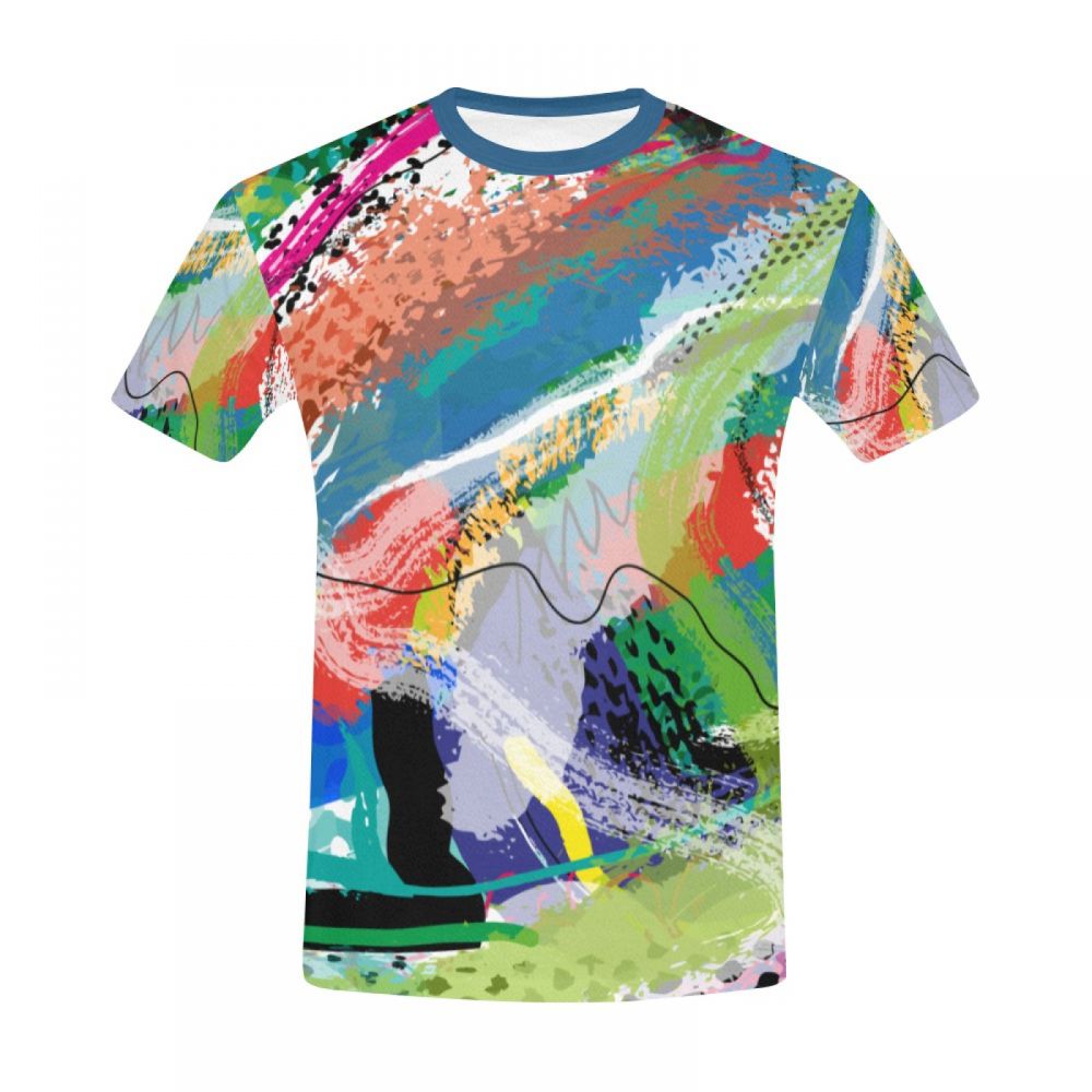 Men's Abstract Art Spring Is Coming Short T-shirt South Africa