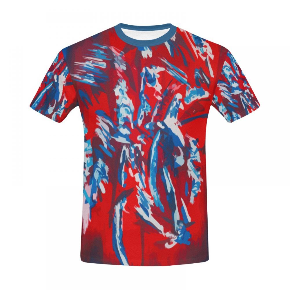 Men's Abstract Art Soul Walk Short T-shirt South Africa