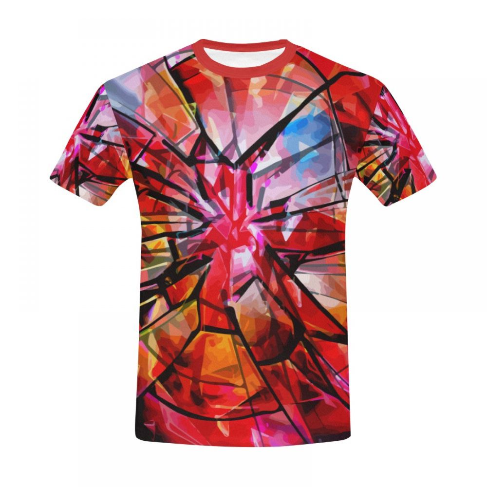 Men's Abstract Art Broken Soul Short T-shirt South Africa