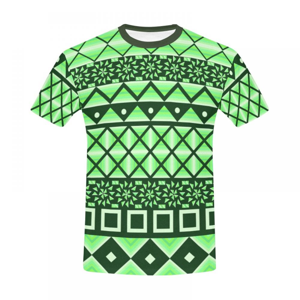 Men's Conceptual Art Green Box Short T-shirt South Africa