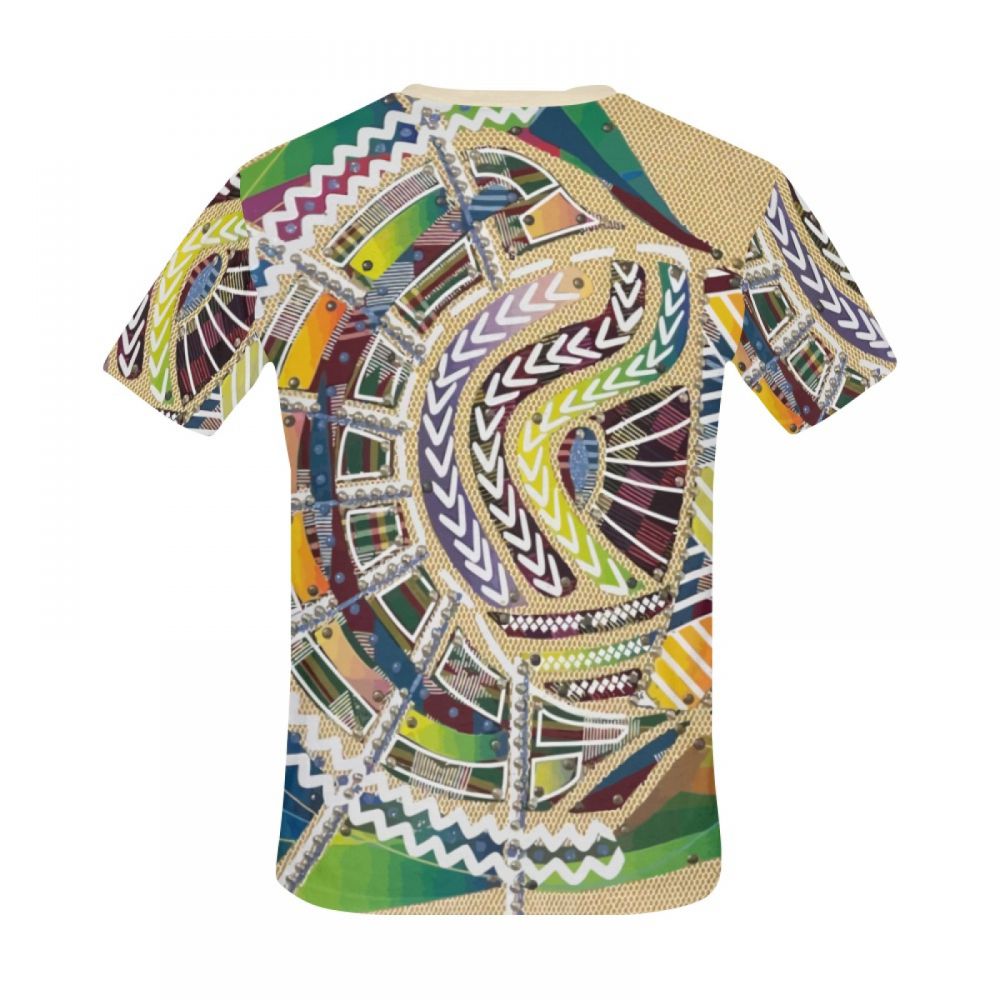 Men's Figurative Art World Culture Short T-shirt South Africa