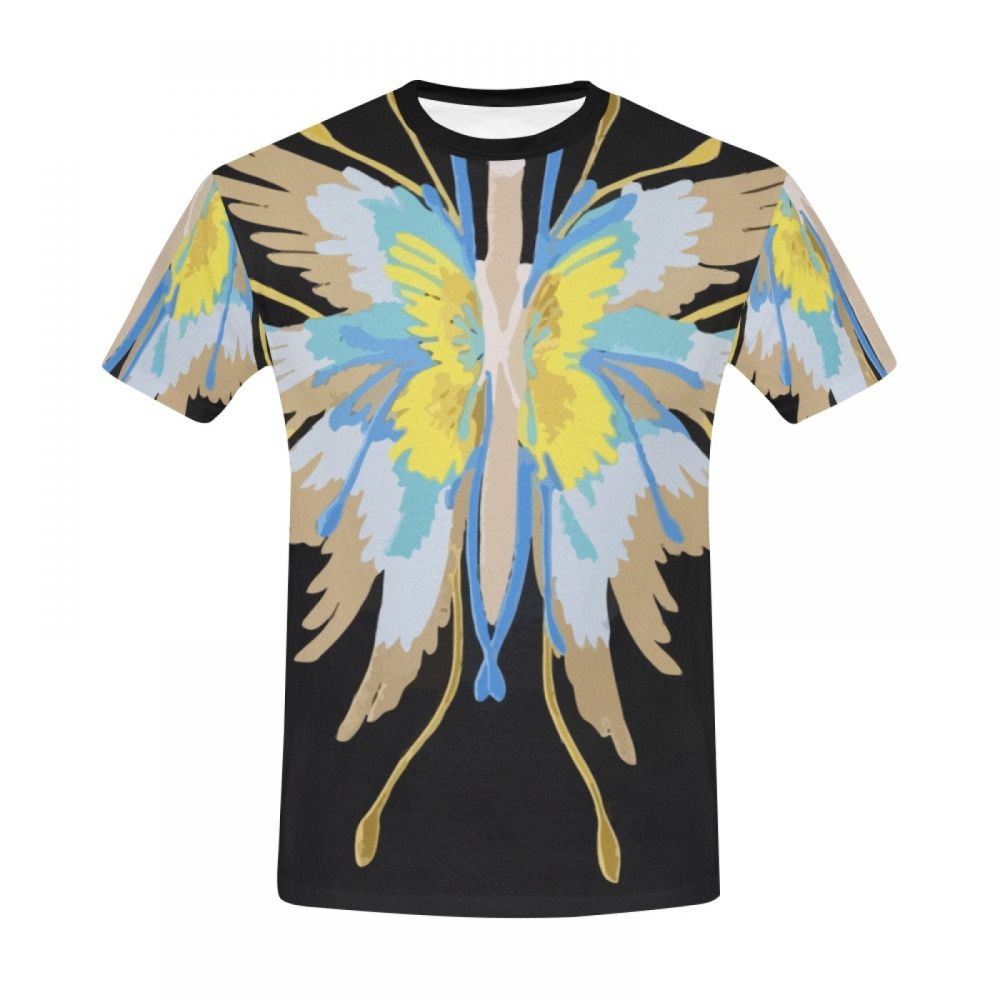 Men's Geometric Art Butterfly Short T-shirt South Africa