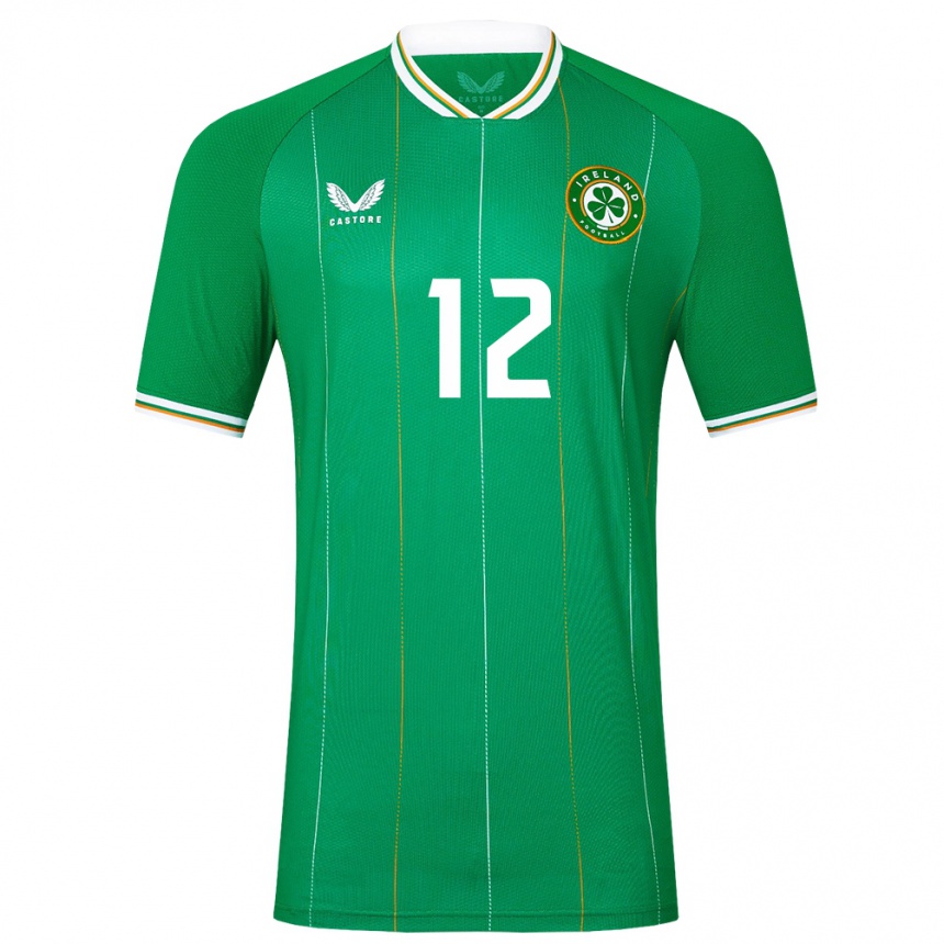 Kids Football Ireland Tyler Toland #12 Green Home Jersey 24-26 T-Shirt Za