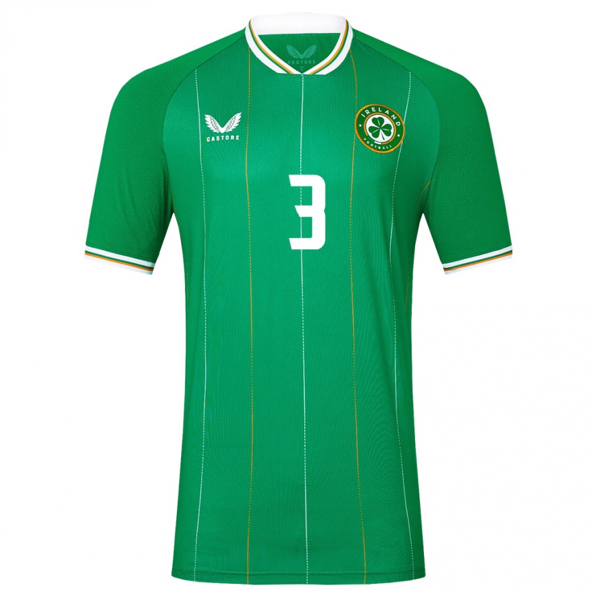 Kids Football Ireland Alex Murphy #3 Green Home Jersey 24-26 T-Shirt Za