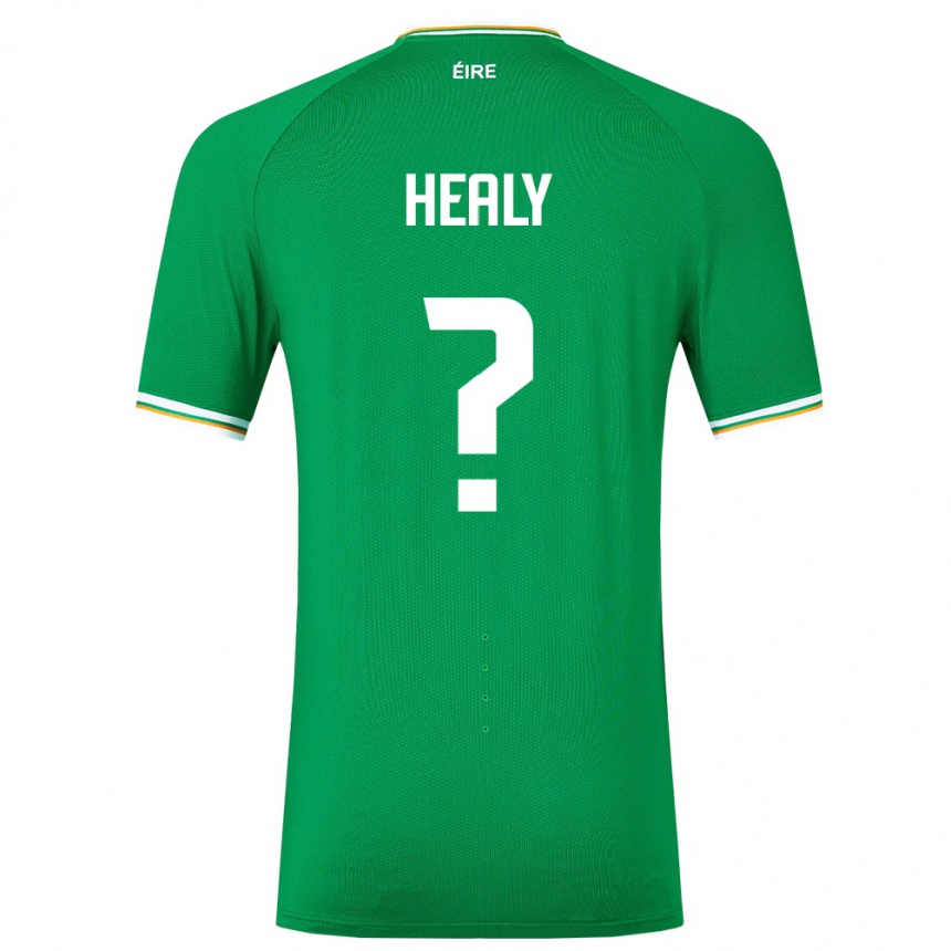 Kids Football Ireland Matthew Healy #0 Green Home Jersey 24-26 T-Shirt Za