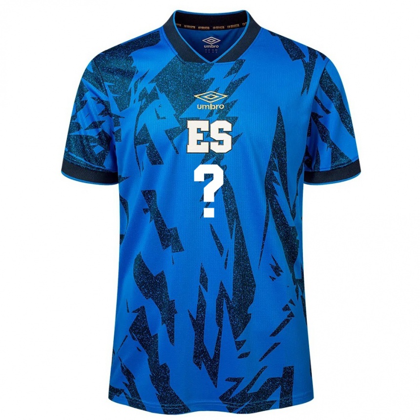 Kids Football El Salvador Inner Guevara #0 Blue Home Jersey 24-26 T-Shirt Za