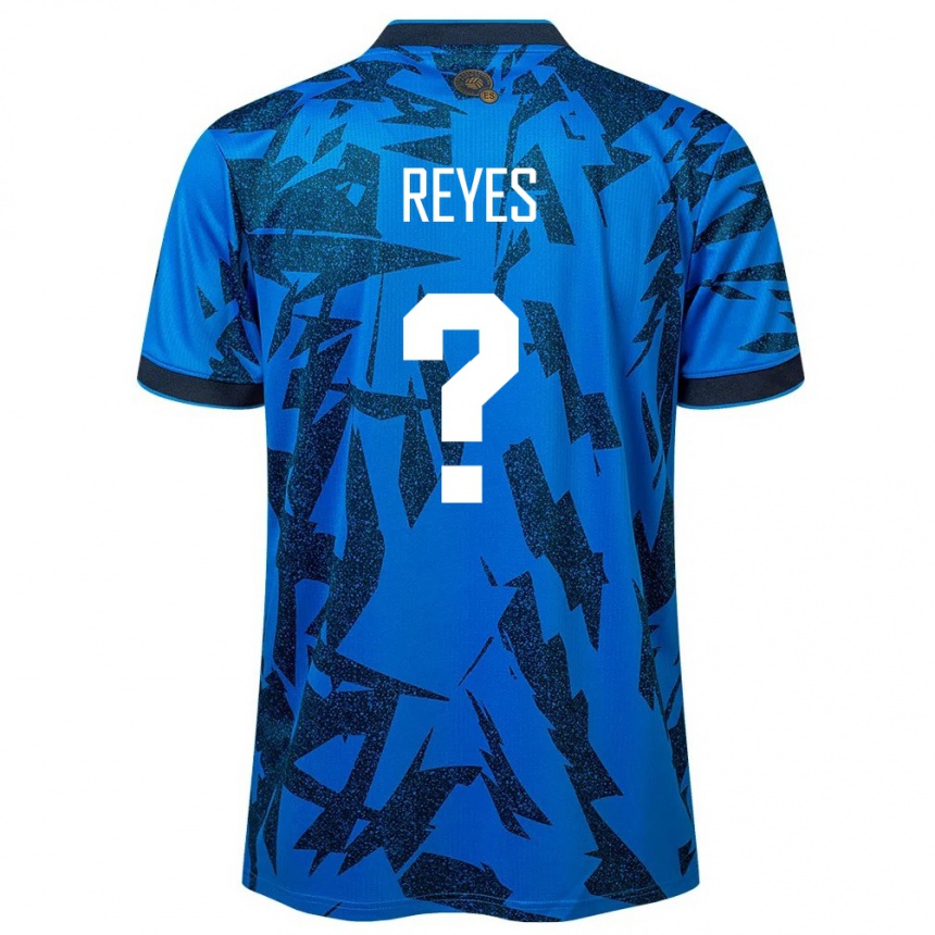 Kids Football El Salvador Jefferson Reyes #0 Blue Home Jersey 24-26 T-Shirt Za