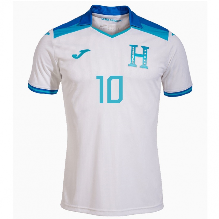 Kids Football Honduras Roberto Osorto #10 White Home Jersey 24-26 T-Shirt Za