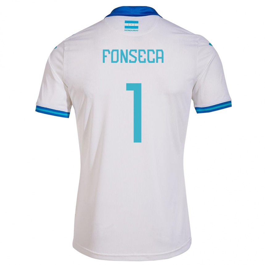 Kids Football Honduras Harold Fonseca #1 White Home Jersey 24-26 T-Shirt Za