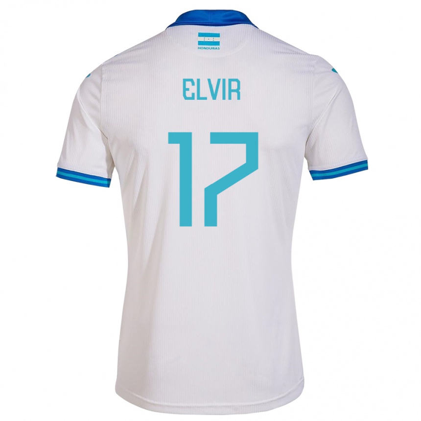 Kids Football Honduras Samuel Elvir #17 White Home Jersey 24-26 T-Shirt Za