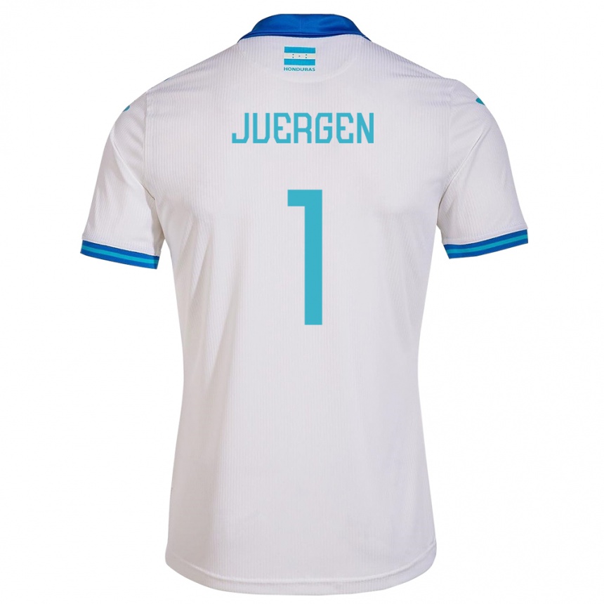 Kids Football Honduras Juergen García #1 White Home Jersey 24-26 T-Shirt Za