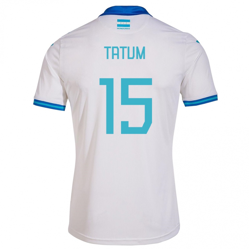 Kids Football Honduras Anfronit Tatum #15 White Home Jersey 24-26 T-Shirt Za