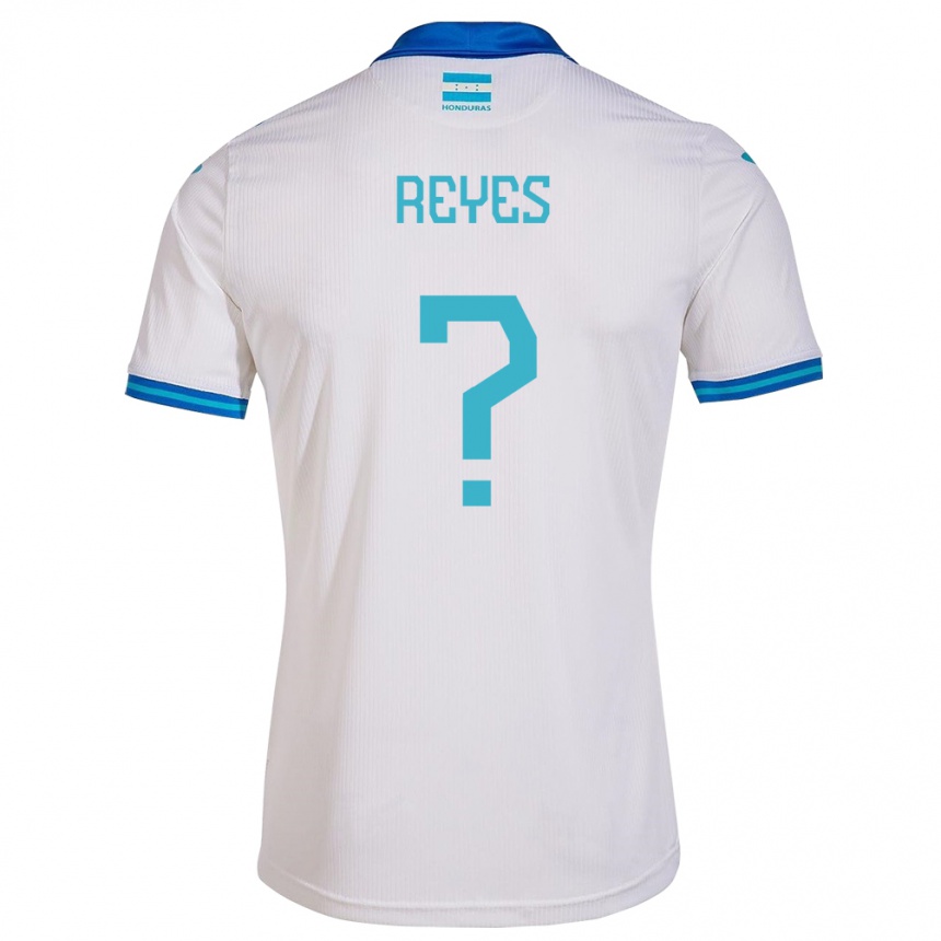 Kids Football Honduras Elkin Reyes #0 White Home Jersey 24-26 T-Shirt Za