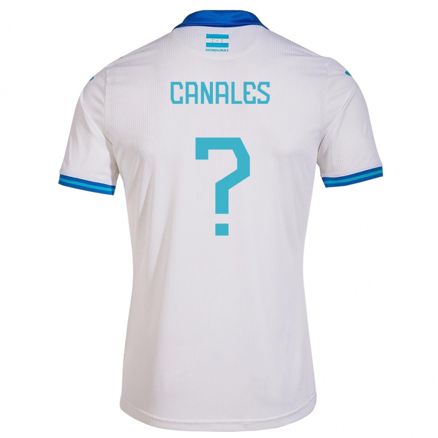 Kids Football Honduras Cristian Canales #0 White Home Jersey 24-26 T-Shirt Za