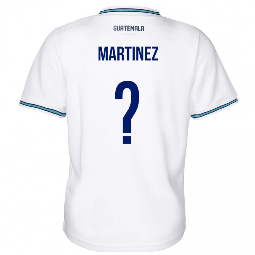 Kids Football Guatemala José Carlos Martinez #0 White Home Jersey 24-26 T-Shirt Za