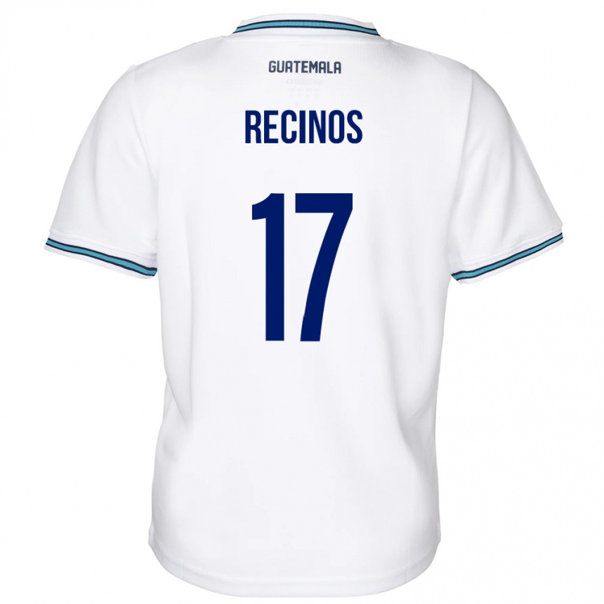 Kids Football Guatemala Antony Recinos #17 White Home Jersey 24-26 T-Shirt Za