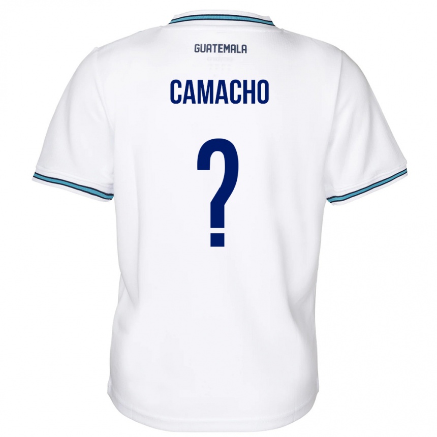 Kids Football Guatemala Samuel Camacho #0 White Home Jersey 24-26 T-Shirt Za