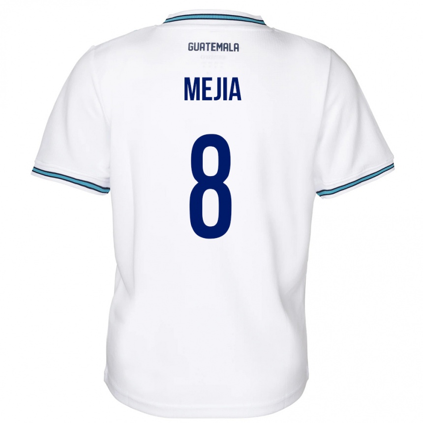 Kids Football Guatemala Robert Mejia #8 White Home Jersey 24-26 T-Shirt Za