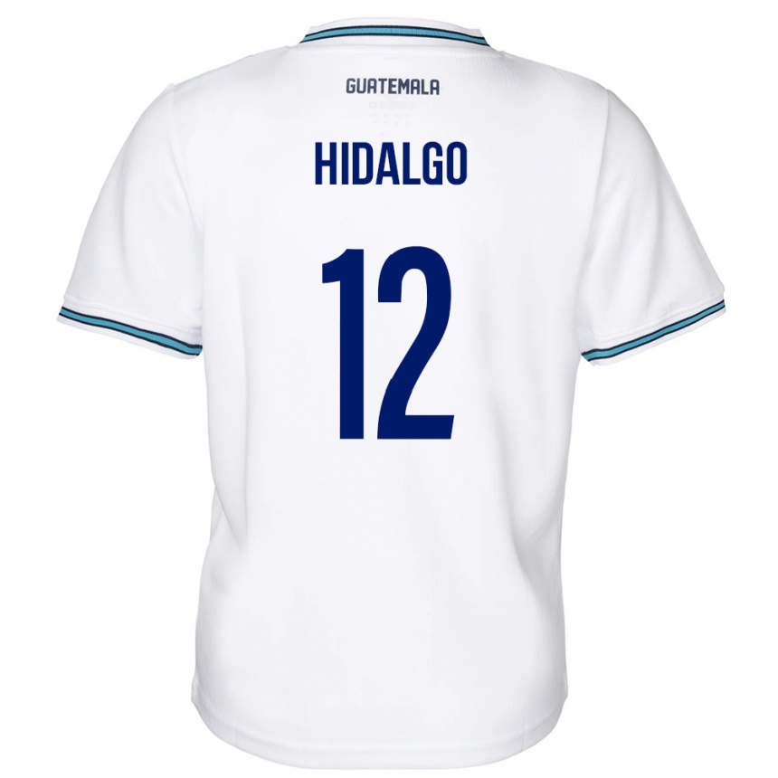 Kids Football Guatemala Angie Hidalgo #12 White Home Jersey 24-26 T-Shirt Za