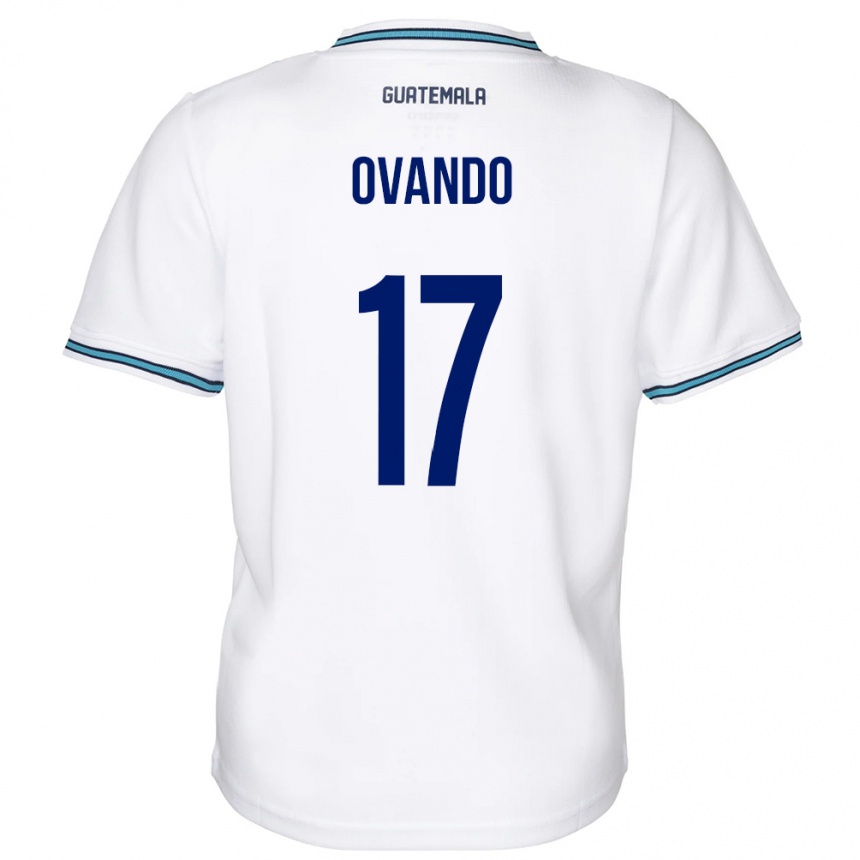 Kids Football Guatemala Sandra Ovando #17 White Home Jersey 24-26 T-Shirt Za