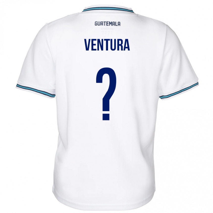 Kids Football Guatemala Lesly Ventura #0 White Home Jersey 24-26 T-Shirt Za