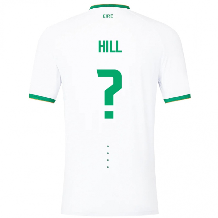 Kids Football Ireland Tom Hill #0 White Away Jersey 24-26 T-Shirt Za