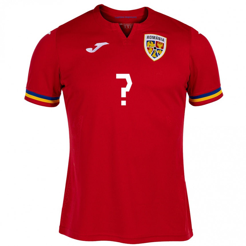 Kids Football Romania Dan Spătaru #0 Red Away Jersey 24-26 T-Shirt Za