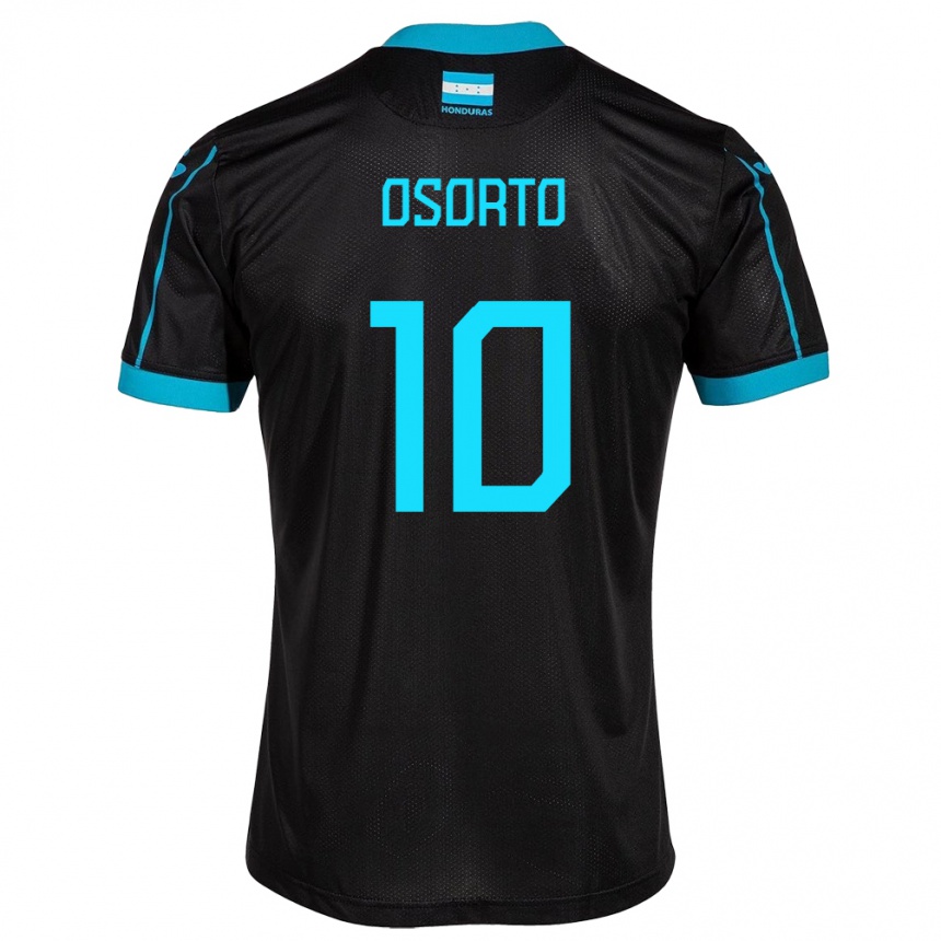 Kids Football Honduras Roberto Osorto #10 Black Away Jersey 24-26 T-Shirt Za