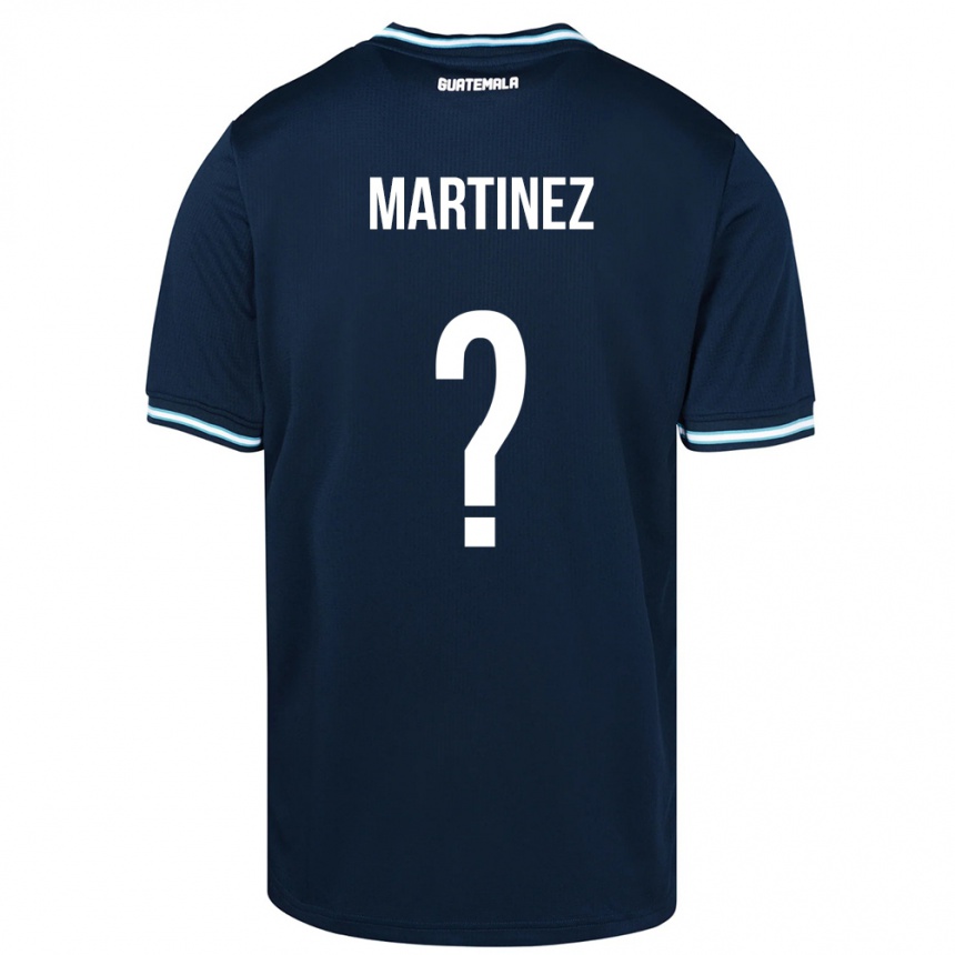 Kids Football Guatemala José Carlos Martinez #0 Blue Away Jersey 24-26 T-Shirt Za